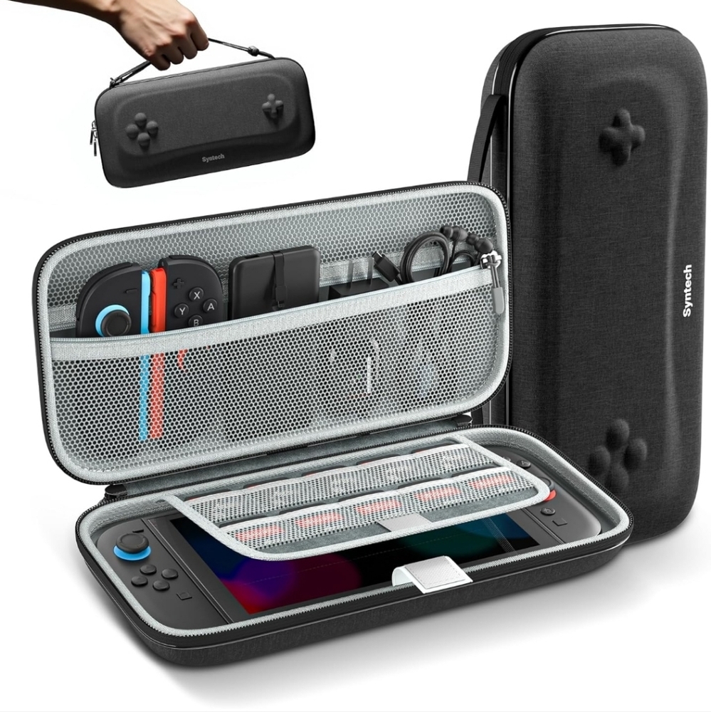 Syntech Carrying Case Nintendo Switch 2 Model 2025 EVA Protective Hard Shell NWT